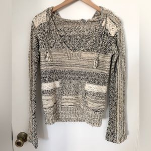 Rip Curl scoop neck hooded sweater (S)